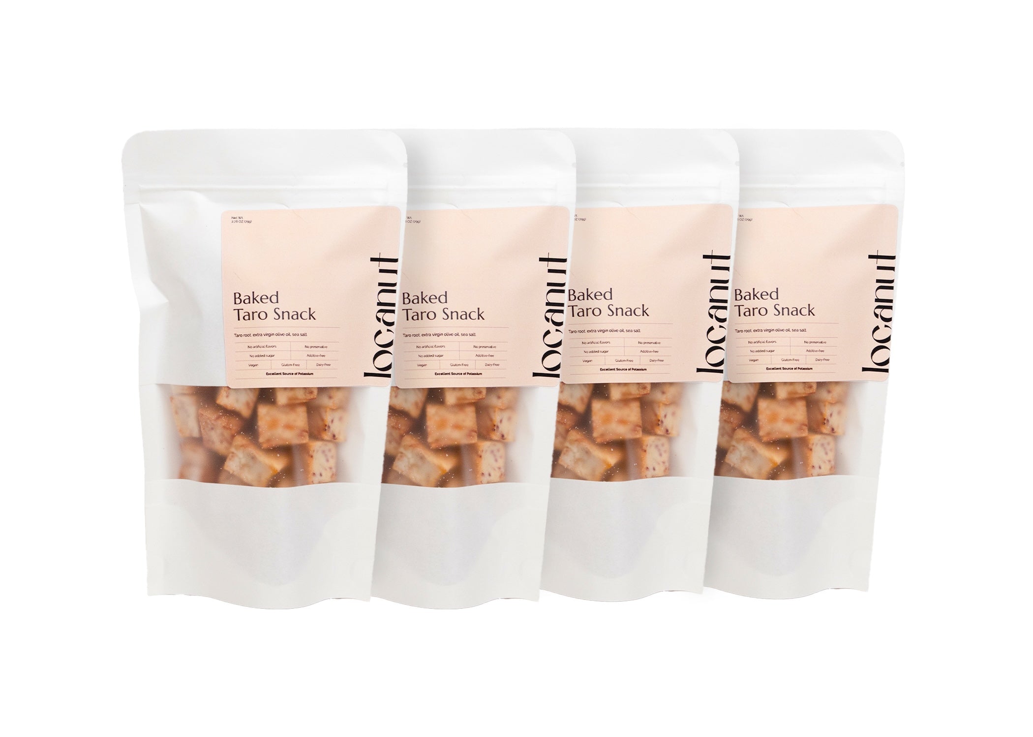 Baked Taro Snack (Pack of 4) – Locanut Store