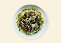 Grass-Fed Cubed Steak & Lemon Zoodles Bowl