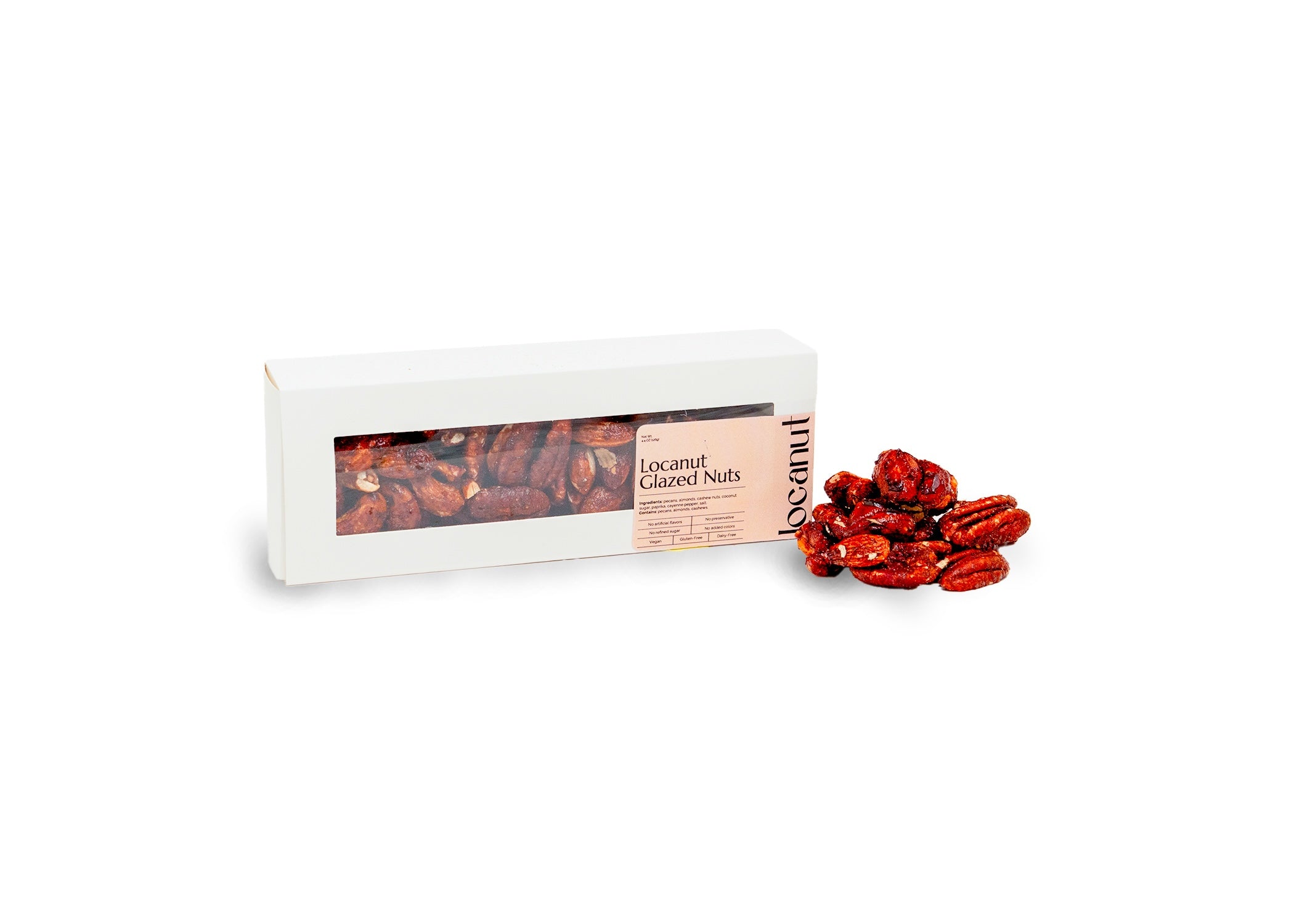 Locanut Glazed Nuts (Pack of 2)