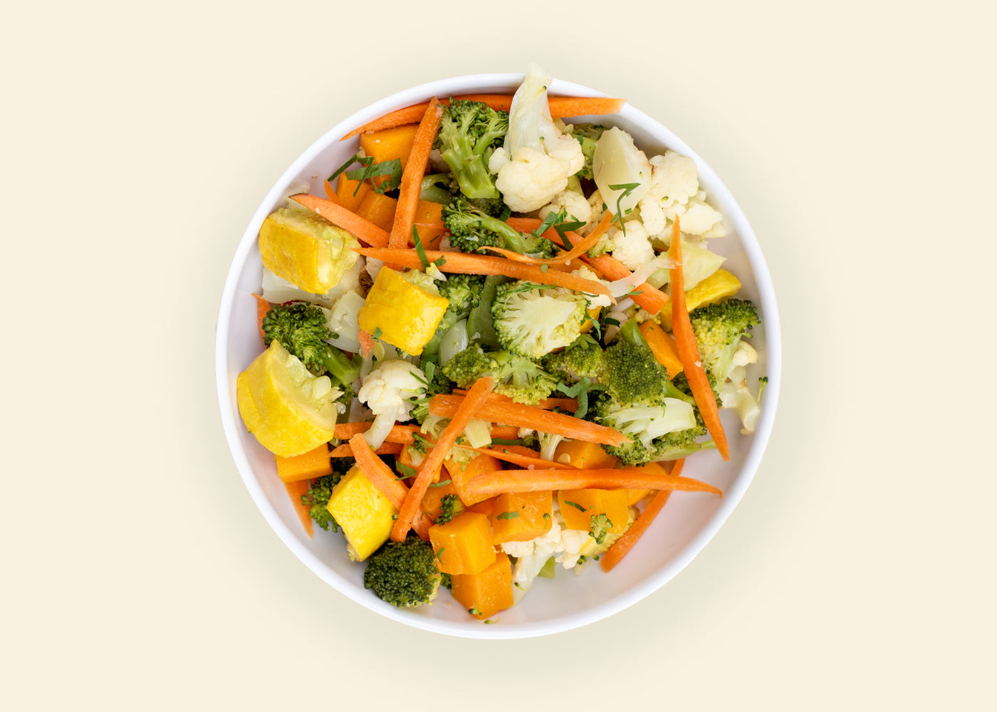 Seasonal Roasted Veggie Bowl & Grass-Fed Steak